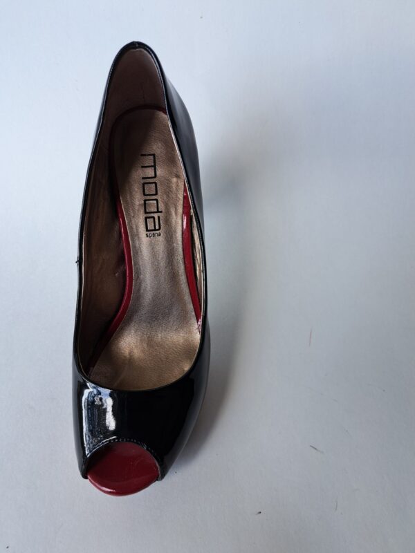 Moda Black And Red Nadine Pumps - Image 2