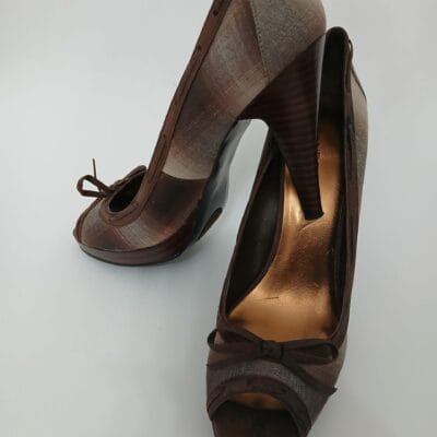 Bandolino Brown High Heels Platform Pumps