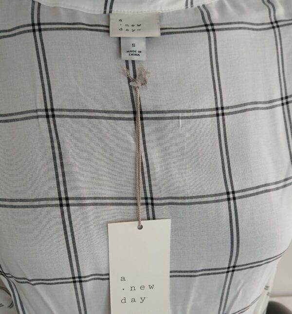 A New Day Women's Checked Blouse Top - Image 2