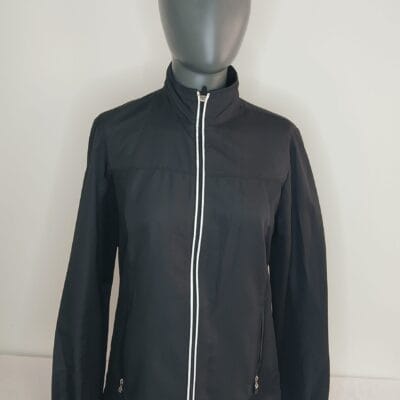 Danskin Now Ladies Black Pearl Light Jacket