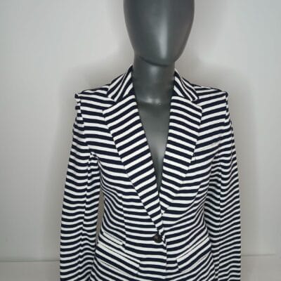 Merona Ladies Cotton Navy / White Jacket