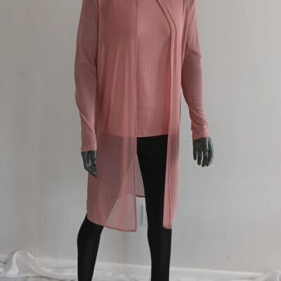 One A Ladies Pink Long Covering