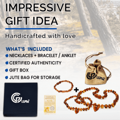 Amber Jewelry Set Of 3 For Baby And Women