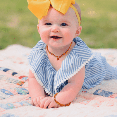 Amber Jewelry Necklace For Baby