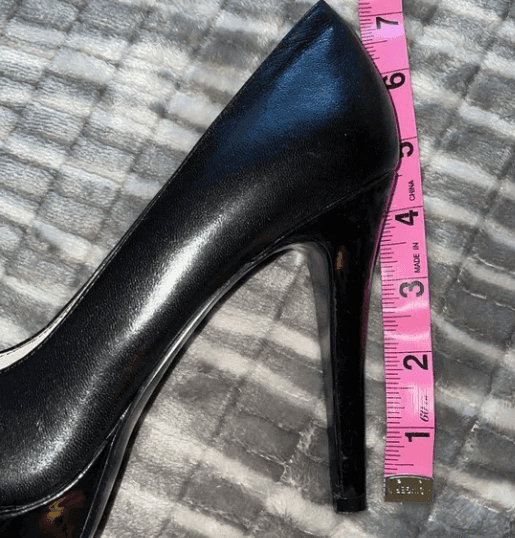Nine West Black Heels Marnia Size 8.5M - Image 2
