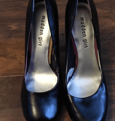 Madden Girl Sursey Black Heels