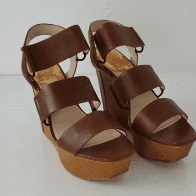 Vince Camuto VC-Niskera Saddle Brown Wedge Shoe