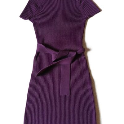 Calvin Klein Purple Knit Dress Size S
