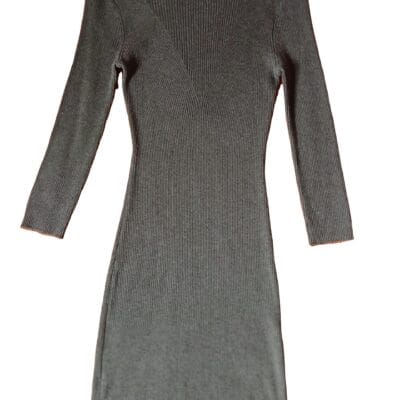 Mossimo Women Gray Knit Dress Size XS