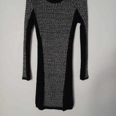Gianni Bini Knit Dress Black/white Size XS
