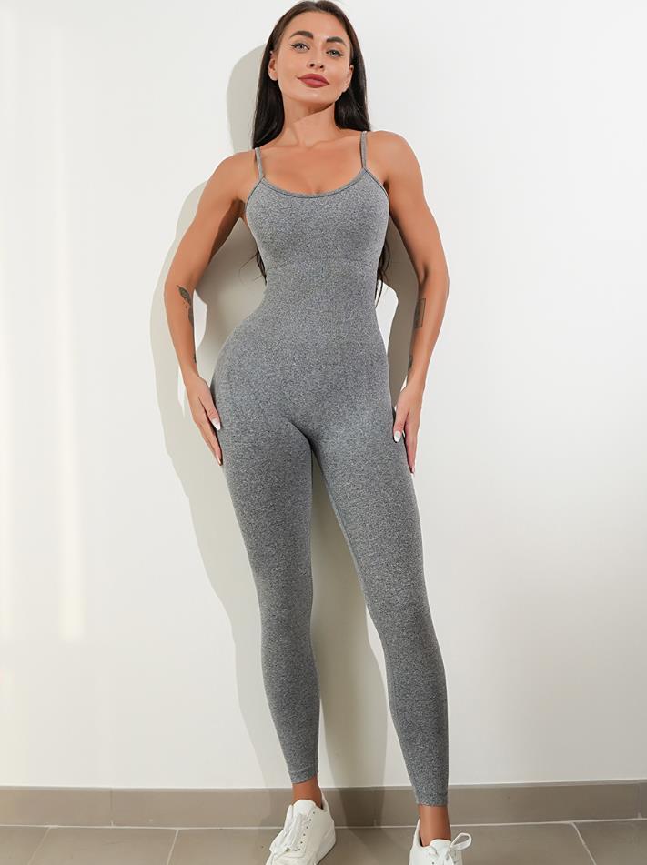 Women's Sexy Spaghetti Strap One Piece Jumpsuit - Image 2