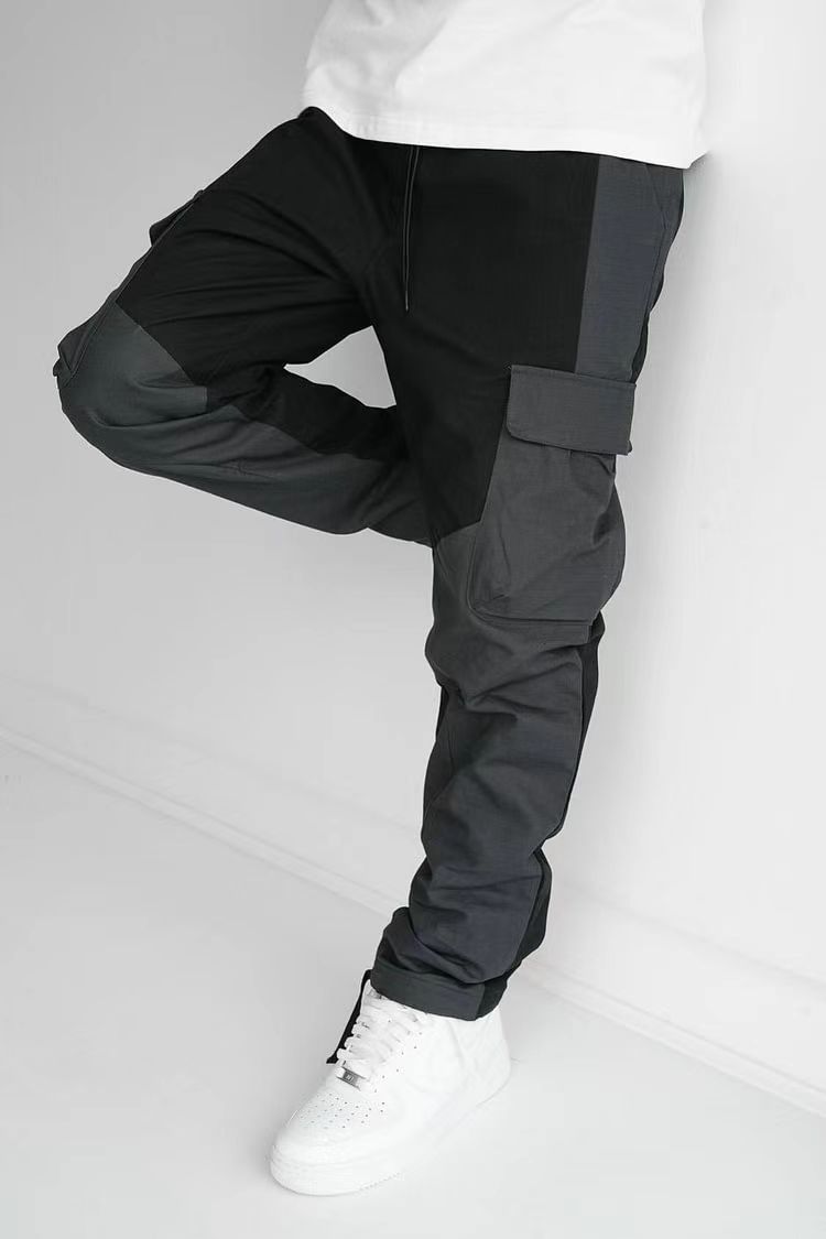 Men's Large Pocket Stitching Trousers - Image 8