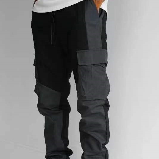 Men's Large Pocket Stitching Trousers