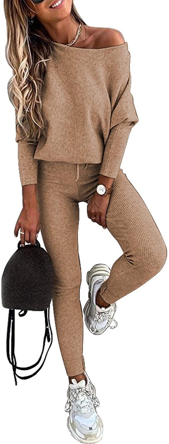 Women's Autumn and winter print long sleeve suit - Image 9