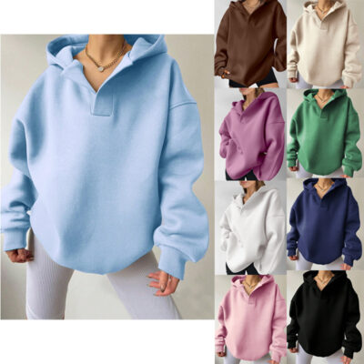 Women's Solid Color Hoodies