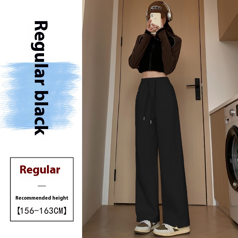 Women's High Waist Straight Loose Sports Sweatpants - Image 6