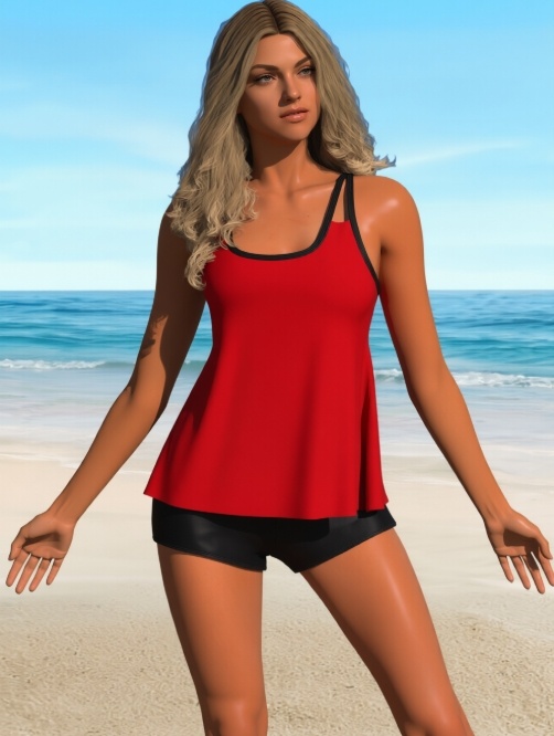 Women's Two-Piece Casual Swimsuit - Image 4