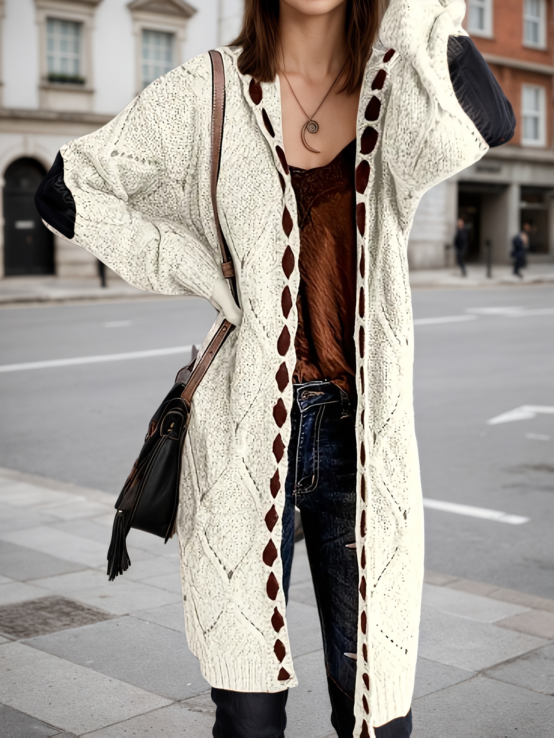 Women’s Retro Cardigan Front Sleeve Open Button - Image 5