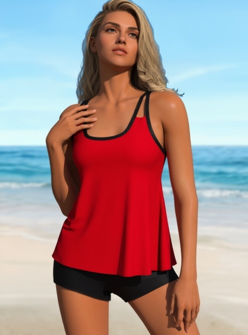 Women's Two-Piece Casual Swimsuit - Image 2