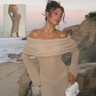 Women's Knitted Sexy Beach Dress